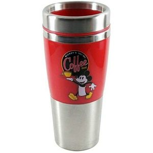 Disney Parks Mickey's Coffee Blend Red Travel Mug